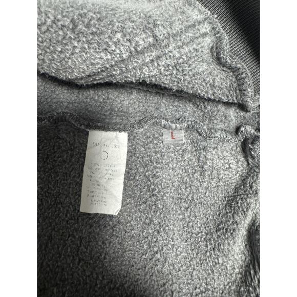 Talentless Hoodie Mens Large Gray Embroidered Logo Kangaroo Pocket Back Graphic - Picture 8 of 9